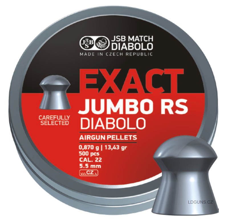JSB Exact Jumbo RS 500ks cal. 5,52mm